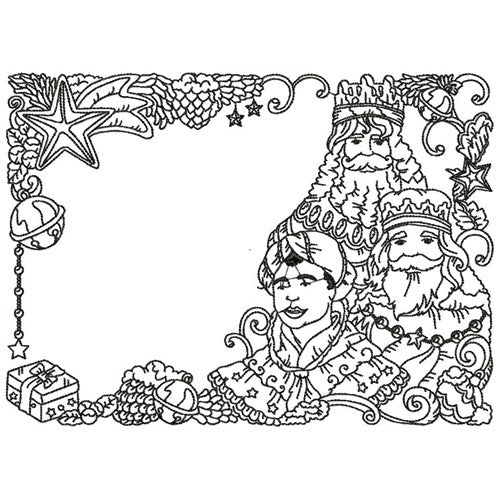Christmas Rectangles Line Work
