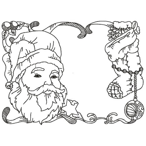Christmas Rectangles Line Work