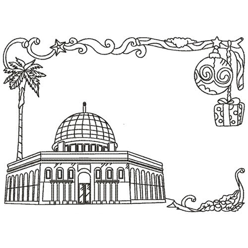 Christmas Rectangles Line Work