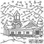 Country Snow Line Work