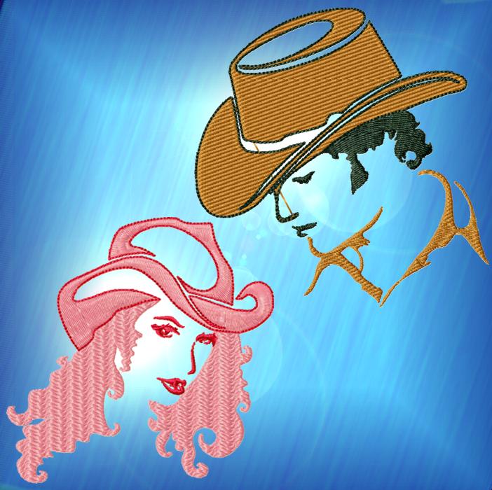 Cowgirls and Guys 20 designs