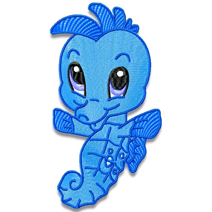 Cute Baby Seahorse