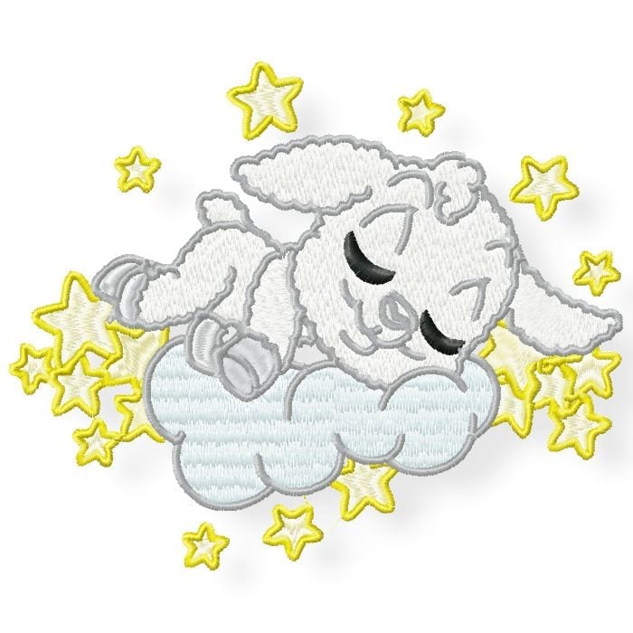 Cute Sleeping Lambs