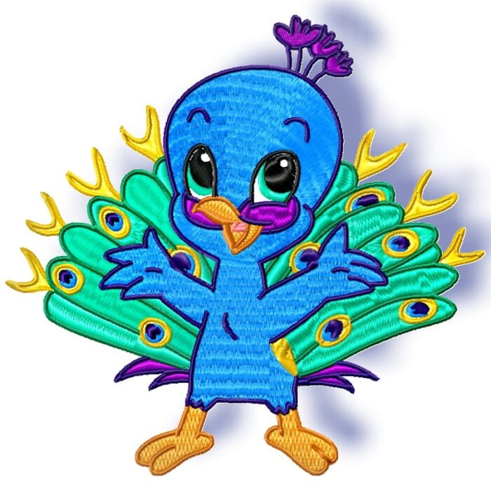 Cute Baby Peacock