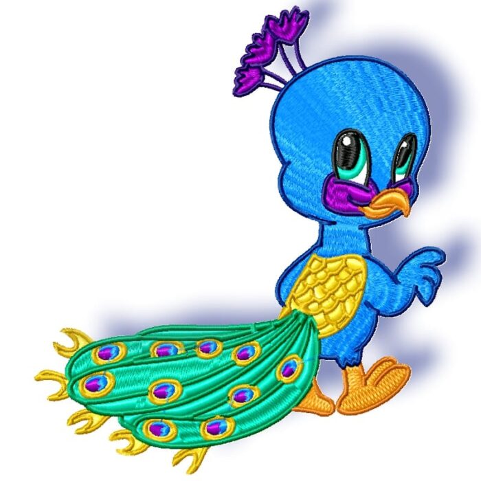 Cute Baby Peacock