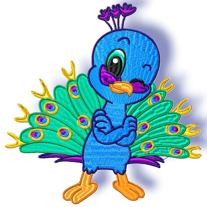 Cute Baby Peacock