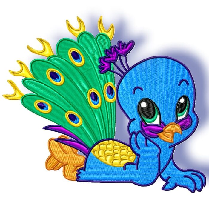 Cute Baby Peacock