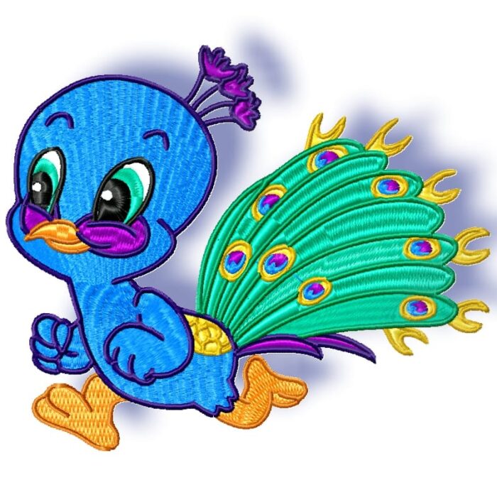 Cute Baby Peacock