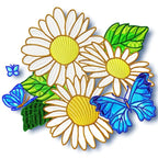 Daisy and Butterflies