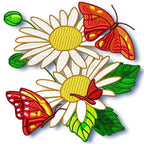 Daisy and Butterflies