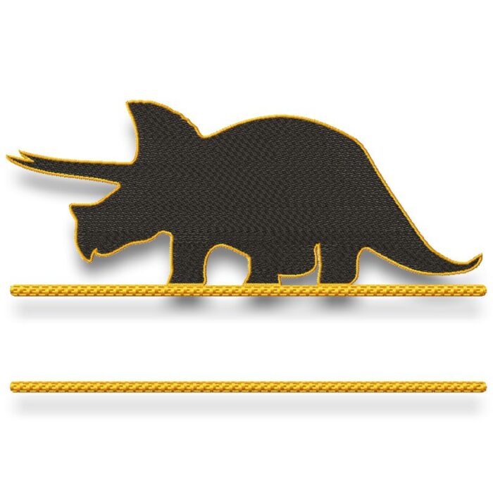 Dinosaur Split Monograms