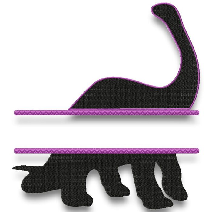 Dinosaur Split Monograms