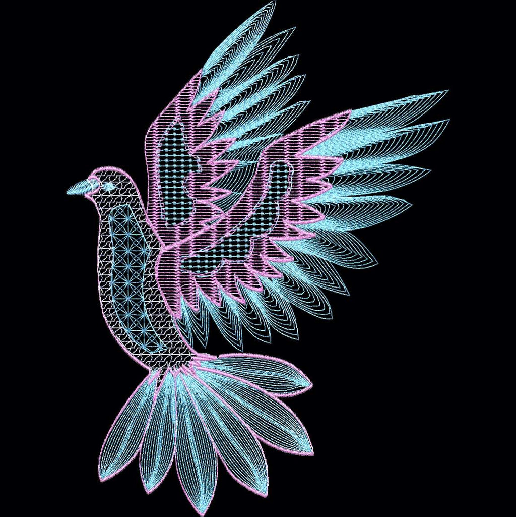 Doves Patterned