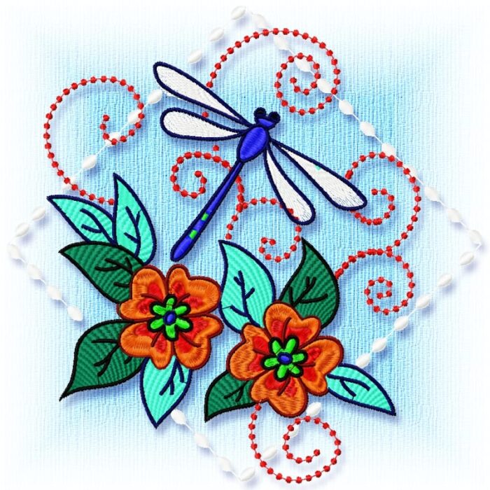 Dragonfly Blocks No. 1