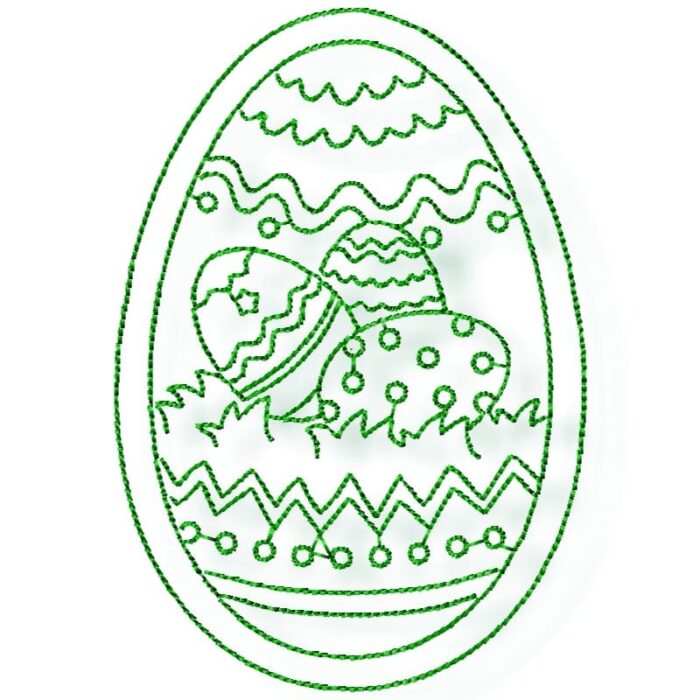 Easter Eggs Linework