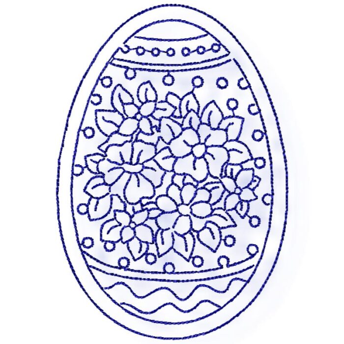 Easter Eggs Linework