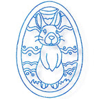 Easter Eggs Linework
