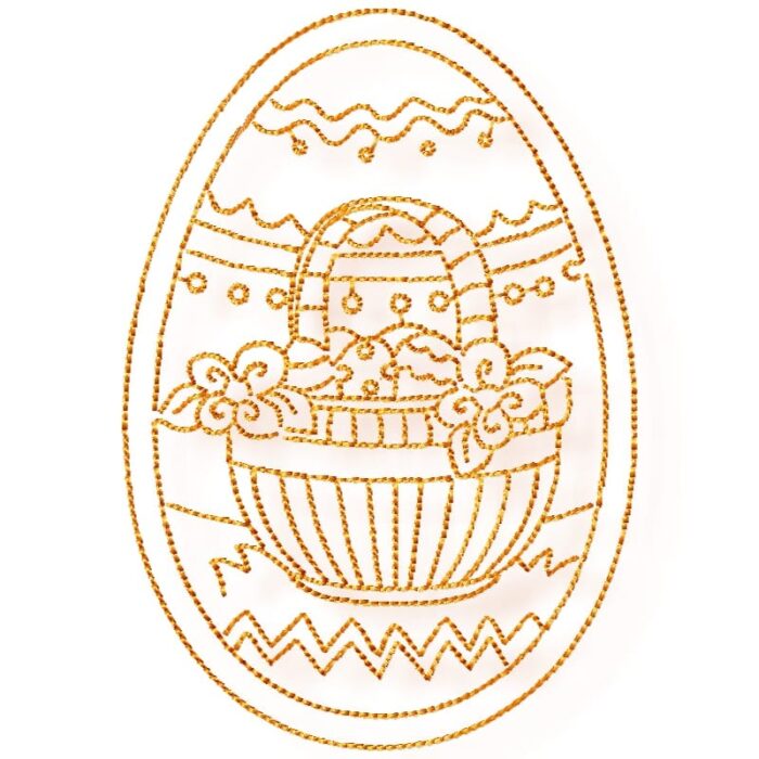 Easter Eggs Linework