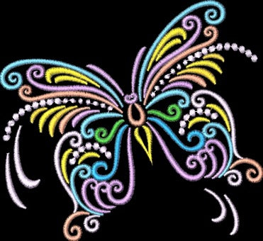 fireworks butterflies