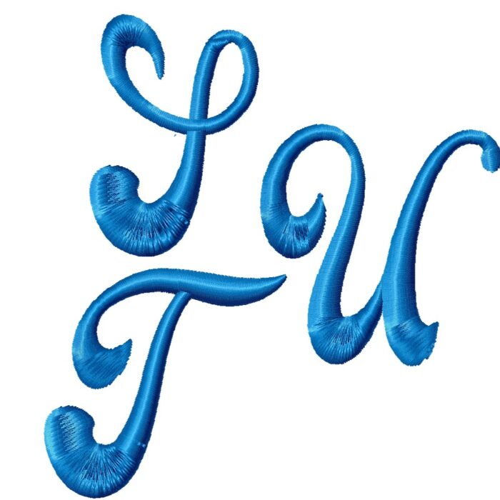 Flamboyant Alphabet S T U