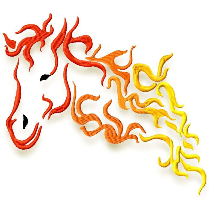 Flamed Horses
