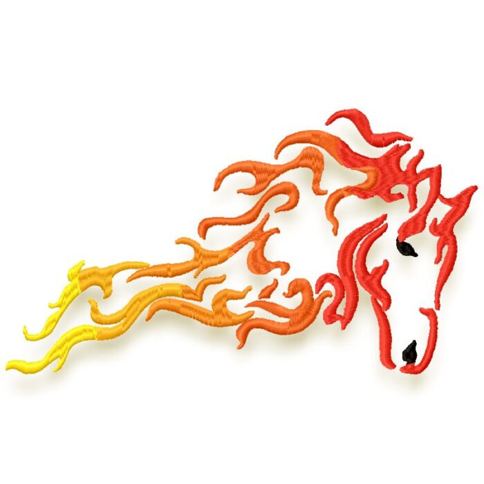 Flamed Horses
