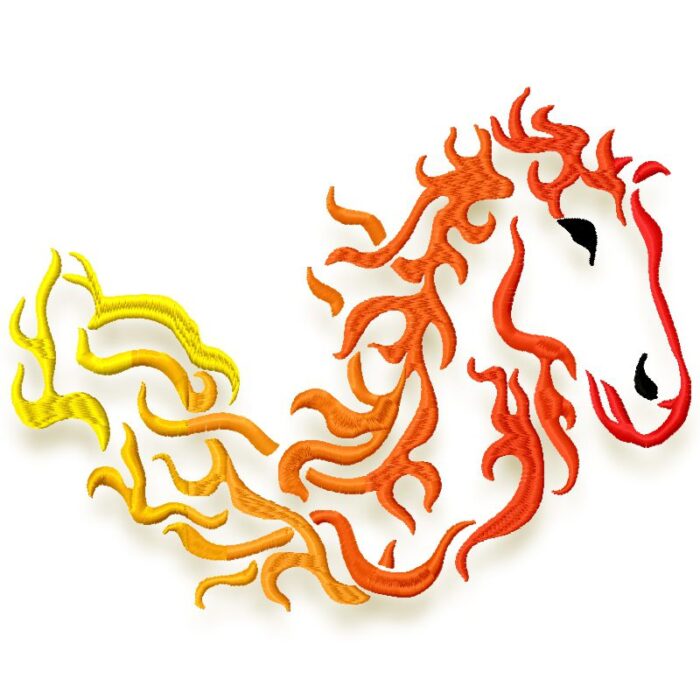 Flamed Horses