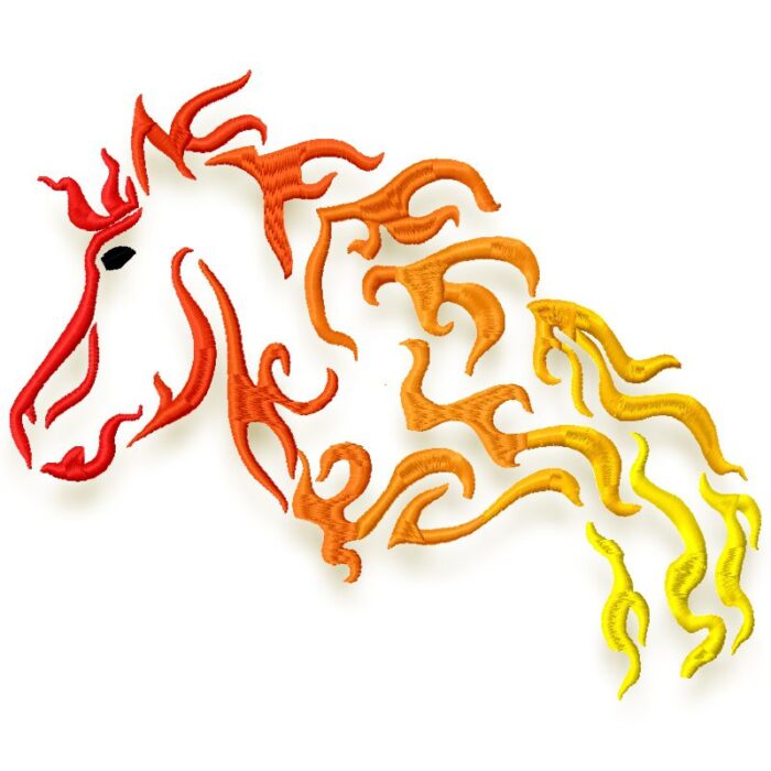 Flamed Horses