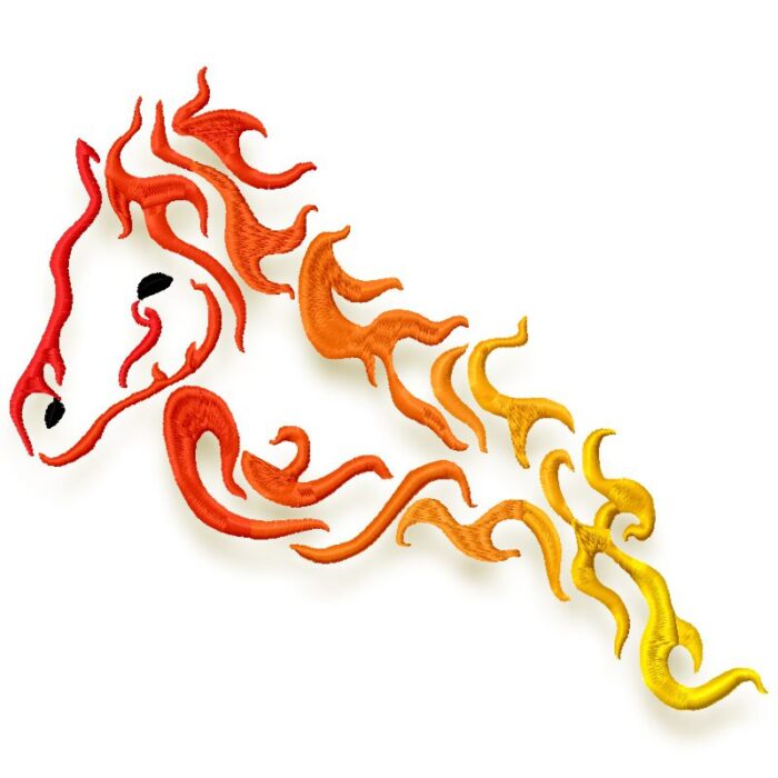 Flamed Horses