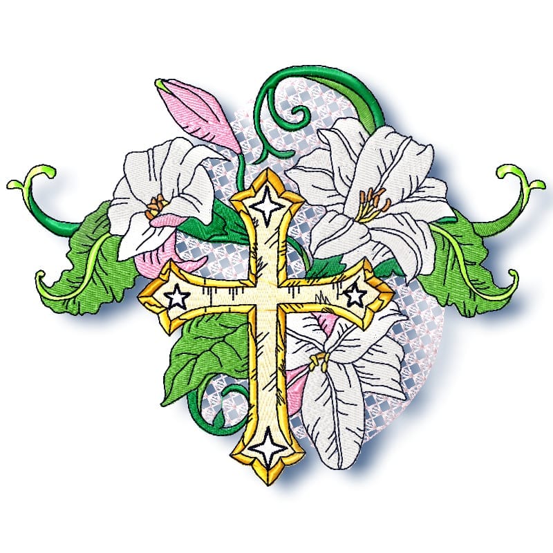 Floral Style Crosses