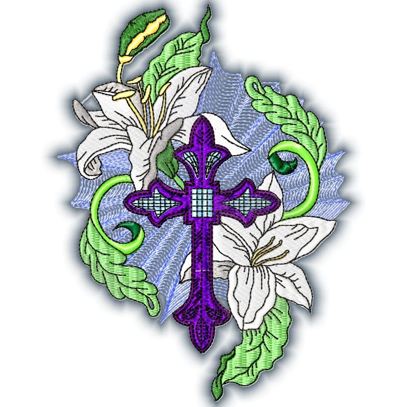 Floral Style Crosses