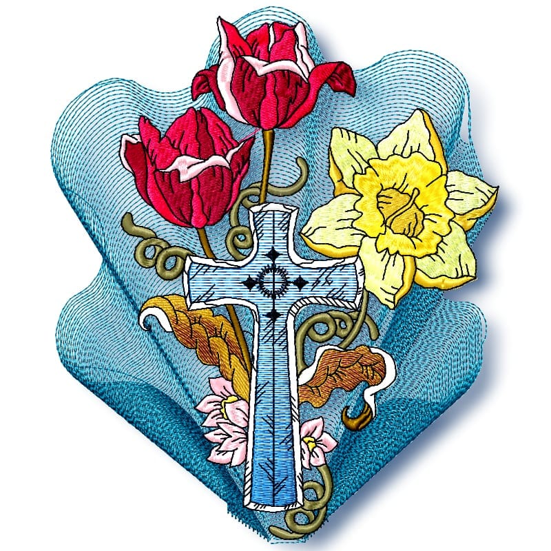 Floral Style Crosses