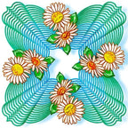 Floral Patterns machine embroidery