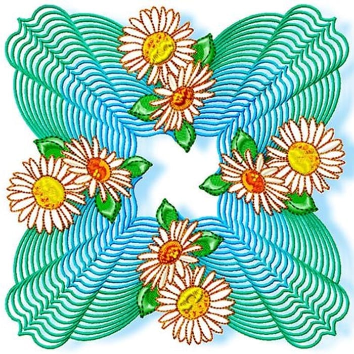 Floral Patterns machine embroidery