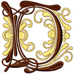 Flourish Alphabet Satin