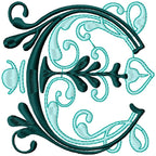 Flourish Alphabet Satin