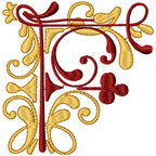 Flourish Alphabet Satin