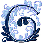 Flourish Alphabet Satin