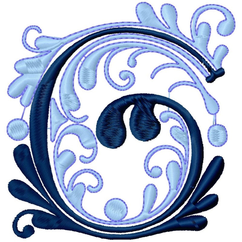 Flourish Alphabet Satin
