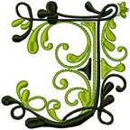 Flourish Alphabet Satin