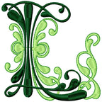 Flourish Alphabet Satin