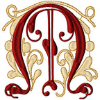 Flourish Alphabet Satin