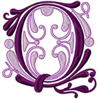Flourish Alphabet Satin