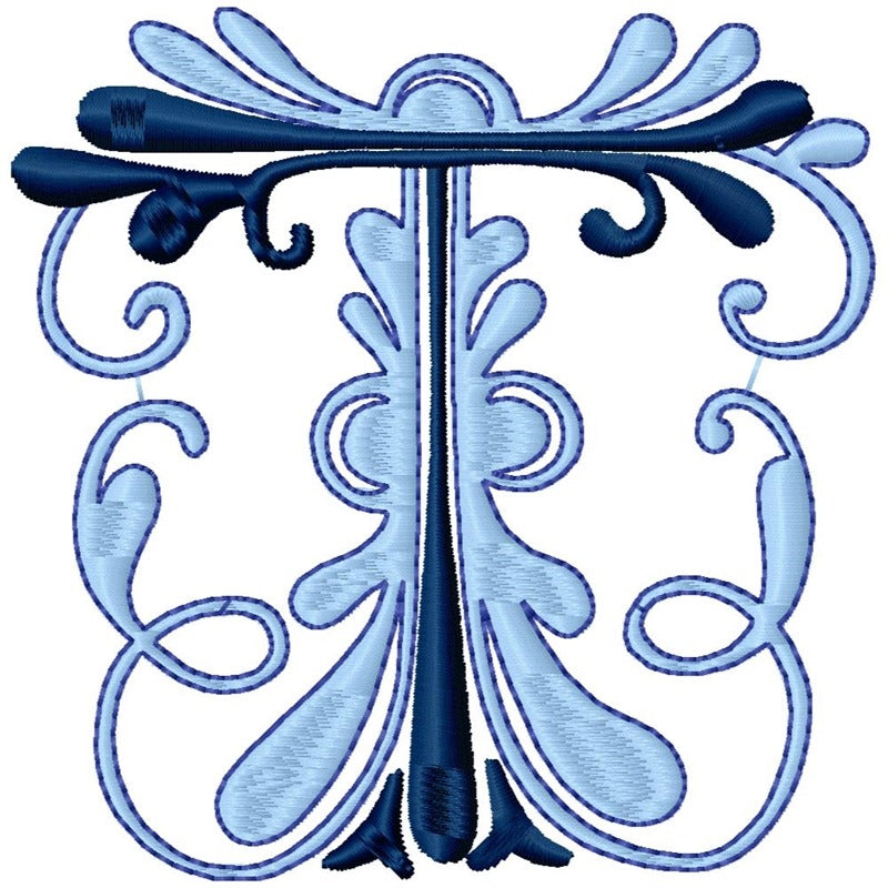 Flourish Alphabet Satin