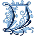 Flourish Alphabet Satin