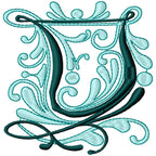 Flourish Alphabet Satin
