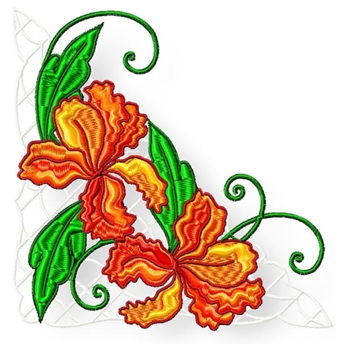 Flower Corners and Borders
