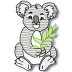 Fun Koala machine embroidery