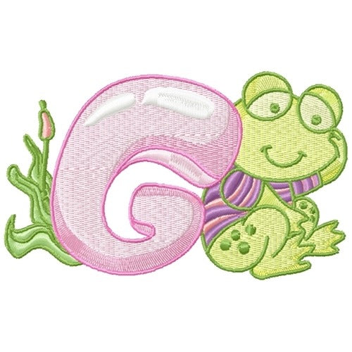 Cute Froggie Alphabet G