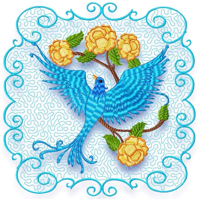 Graceful Blue Birds